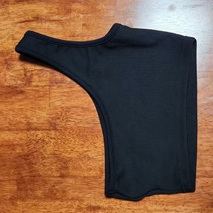 SHEIN DAZY Kpop Rib Knit Top